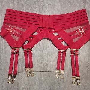 Luxury Honey Birdette Linda Garter Belt